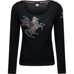 Sweter AERONAUTICA MILITARE Czarny. Swetry marki Aeronautica Militare. W wyprzedaży za 721.00 zł.