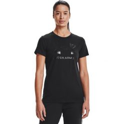 Koszulka z krótkim rękawem Damska Under Armour Sportstyle Czarny. Czarne t-shirty sportowe Under Armour, l, bez wzorów, bez ramiączek. Za 198.00 zł.
