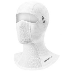 Czapka zimowa ROCKBROS LF8308 do roweru. Białe czapki zimowe ROCKBROS, bez wzorów, z materiału, eleganckie. Za 99.60 zł.