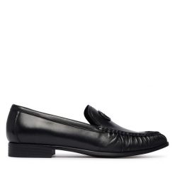Mokasyny Guess. Czarne mokasyny Guess, z aplikacjami. Za 584.99 zł.