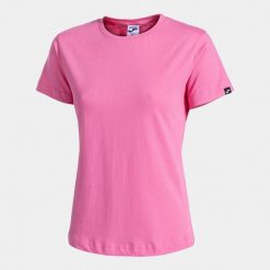 T-shirt damski Joma Desert Pink, krótki rękaw, 100% bawełna, XL. Czerwone t-shirty Joma, xl, bez wzorów, z bawełny, sportowe, bez kołnierzyka, bez ramiączek. Za 129.99 zł.