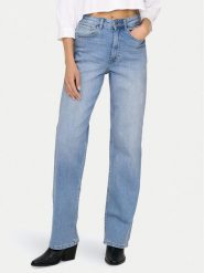 ONLY Jeansy Maddie 15339701 Niebieski Wide Leg. Niebieskie jeansy ONLY, bez wzorów, z bawełny. Za 119.99 zł.
