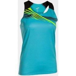 Joma Elite X Top Damski Turkusowo-Czarny S. Czarne topy Joma, s, bez wzorów, bez kołnierzyka, bez ramiączek. Za 189.99 zł.