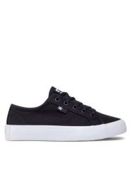 DC Tenisówki Manual ADBS300366 Czarny. Czarne trampki DC, bez wzorów, z materiału, bez zapięcia. Za 119.99 zł.