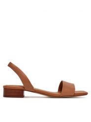 Aldo Sandały Dorenna 13578725 Brązowy. Brązowe sandały Aldo, bez wzorów, ze skóry, bez obcasa, na płaskiej podeszwie, bez zapięcia. Za 259.99 zł.