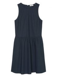 Marc O´Polo Sukienka w kolorze granatowym rozmiar: 38. Niebieskie sukienki bez wzorów, z bawełny, bez kołnierzyka, bez ramiączek, mini. Za 176.08 zł.