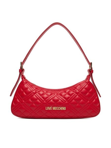 LOVE MOSCHINO Torebka JC4142PP0NLA0500 Czerwony. Czerwone torebki klasyczne Love Moschino, bez wzorów, ze skóry, bez dodatków. Za 379.99 zł.