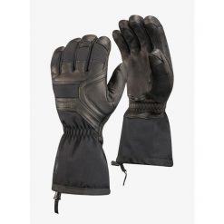 Rękawice turystyczne Black Diamond Crew Gloves. Czarne rękawiczki Black Diamond, bez wzorów, sportowe. Za 466.99 zł.