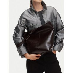 Torebka JENNY. Brązowe shopper bag Jenny, bez wzorów, bez dodatków. Za 139.99 zł.