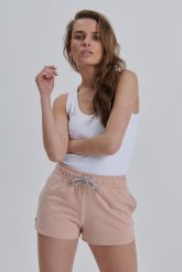 SPODENKI STELLA JASNO RÓŻOWE M - Flawless. Czerwone szorty sportowe Flawless, bez wzorów, z bawełny, trekkingowe. Za 48.00 zł.
