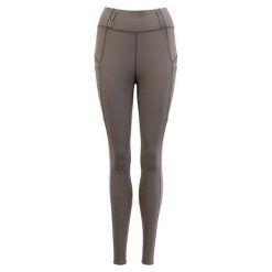Legginsy jeździeckie full grip damskie ANKY Tregging Exposure C-Wear. Brązowe legginsy ANKY, bez wzorów, eleganckie, krótkie. Za 541.00 zł.