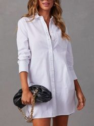 Milan Kiss Sukienka w kolorze białym rozmiar: XL. Białe sukienki Milan Kiss, na co dzień, xl, bez wzorów, bez kołnierzyka, bez ramiączek, mini, proste. Za 165.99 zł.