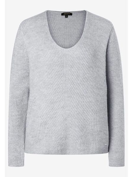 More & More Sweter w kolorze jasnoszarym rozmiar: 34. Szare swetry More & More, bez wzorów, bez ramiączek. Za 86.99 zł.