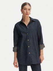 Armani Exchange Koszula jeansowa XW002258 AF21337 MB001 Granatowy Relaxed Fit. Niebieskie koszule Armani Exchange, xl, bez wzorów, z bawełny, bez kołnierzyka, bez ramiączek. Za 759.99 zł.