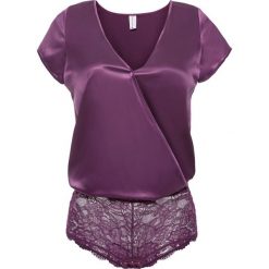 Body Premium z satynowym połyskiem bonprix czarny bez. Body i gorsety marki bonprix. Za 59.99 zł.