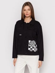 Vans Kurtka przejściowa Divine Energy VN0A7Q9K Czarny Relaxed Fit. Czarne kurtki Vans, m, bez wzorów, z bawełny, bez kaptura. Za 239.99 zł.