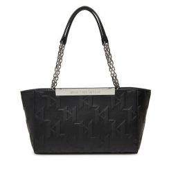 Torebka KARL LAGERFELD. Czarne torebki klasyczne KARL LAGERFELD, bez wzorów, klasyczne, bez dodatków. Za 579.99 zł.