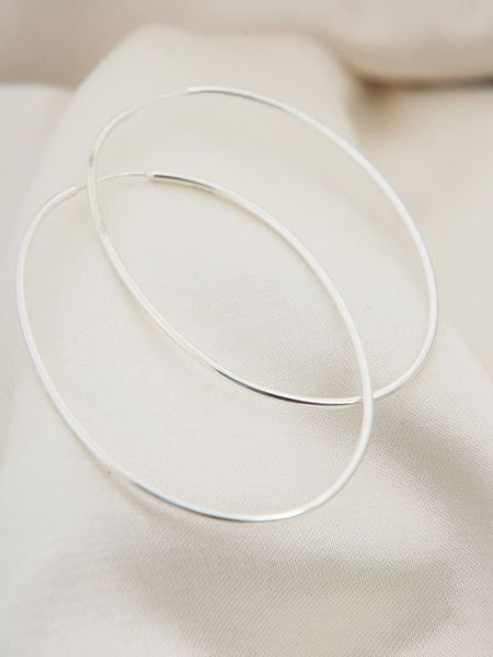 Lodie Silver Srebrne kolczyki-kreole rozmiar: onesize. Szare kolczyki Lodie Silver, srebrne. Za 140.95 zł.