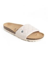 Sunbay Klapki "Dune" w kolorze białym rozmiar: 36. Białe klapki Sunbay, bez wzorów, klasyczne, z otwartym noskiem, bez obcasa, bez zapięcia. Za 144.95 zł.