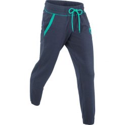 Spodnie sportowe, dł. 7/8 bonprix ciemnoniebieski melanż. Spodnie dresowe marki bonprix. Za 59.99 zł.