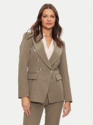 Maryley Marynarka 24IB139/43WO Brązowy Regular Fit. Brązowe marynarki i żakiety Maryley, l, bez wzorów, z syntetyku, bez ramiączek. Za 309.99 zł.