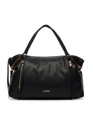Liu Jo Torebka AF6044 E1146 Czarny. Czarne shopper bag Liu Jo, bez wzorów, ze skóry, bez dodatków. Za 679.99 zł.