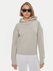 Calvin Klein Bluza Micro Logo K20K206631 Beżowy Relaxed Fit. Brązowe bluzy Calvin Klein, xs, bez wzorów, z bawełny, bez kaptura. Za 309.99 zł.