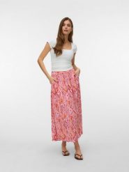 Vero Moda Spódnica w kolorze różowym rozmiar: XS. Różowe spódnice Vero Moda, xs, bez wzorów, maxi. Za 70.24 zł.
