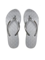 Roxy Japonki ARJL100663 Srebrny. Szare japonki Roxy, bez wzorów, z tworzywa sztucznego. Za 49.99 zł.