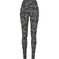 Legginsy damskie Urban Classics Soft AOP. Czerwone legginsy Urban Classics, bez wzorów, z dżerseju, eleganckie. Za 76.15 zł.