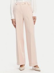 Maryley Spodnie materiałowe 25EB537/M26/43PY Różowy Regular Fit. Czerwone spodnie materiałowe Maryley, bez wzorów, z materiału. Za 189.99 zł.
