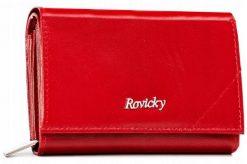 Portfel skórzany Rovicky R-RD38-GCL czerwony. Czerwone portfele ROVICKY, bez wzorów, ze skóry. Za 69.00 zł.