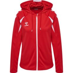 Damska bluza dresowa z kapturem Hummel Core 2.0. Białe bluzy z kapturem Hummel, bez wzorów, z dresówki, z kapturem, na fitness i siłownię. Za 262.50 zł.