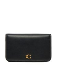 Coach Portfel CR990 Czarny. Czarne portfele Coach, bez wzorów, ze skóry. Za 549.99 zł.