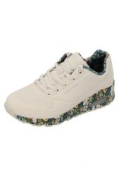 Buty sportowe Sneakersy damskie, Uno - Majestic Garden. Buty treningowe Skechers, bez wzorów, z materiału, przed kostkę, bez zapięcia, trekkingowe. Za 429.99 zł.