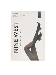 Nine West Rajstopy CEO-9WB-007-SS26 Czarny. Czarne rajstopy Nine West, bez wzorów, z nylonu. Za 24.99 zł.