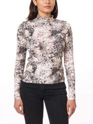 Scotch & Soda Sweter w kolorze kremowo-beżowo-granatowym rozmiar: L. Brązowe swetry Scotch & Soda, l, z aplikacjami, z bawełny, bez ramiączek. Za 101.47 zł.