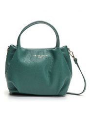 Victor & Hugo Paris Skórzana torebka "Allegra" w kolorze zielonym - 30 x 20 x 14 cm rozmiar: onesize. Zielone torebki klasyczne Victor & Hugo Paris, bez wzorów, z materiału, przez ramię, bez dodatków. Za 326.99 zł.