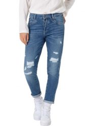 Timezone Dżinsy - Slim fit - w kolorze niebieskim rozmiar: W30/L30. Niebieskie jeansy Timezone, l, bez wzorów, klasyczne. Za 174.84 zł.