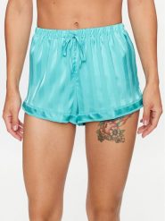 Hunkemöller Szorty piżamowe 203164 Niebieski Comfortable Fit. Niebieskie piżamy Hunkemöller, l, bez wzorów, z syntetyku, bez kołnierzyka, bez ramiączek. Za 69.99 zł.