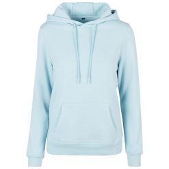 Podstawowa Bluza Damska. Czerwone bluzy BUILD YOUR BRAND, xl, bez wzorów, bez kaptura. Za 123.99 zł.
