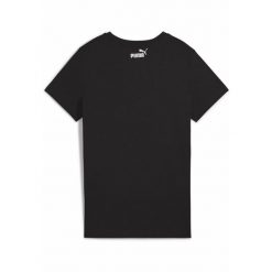 Damska koszulka PUMA SPORT z grafiką PUMA Black. Czarne t-shirty sportowe Puma, l, bez wzorów, z gumy, bez ramiączek, na fitness i siłownię. W wyprzedaży za 99.00 zł.