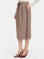 Liu Jo Sport Spódnica midi TF6151 T692A Brązowy jasny Regular Fit. Brązowe spódnice Liu Jo Sport, l, bez wzorów, z syntetyku, sportowe, midi, sportowe. Za 649.99 zł.