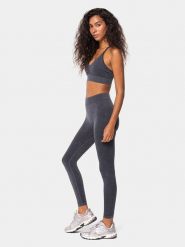 Carpatree Legginsy sportowe "Marble Story" w kolorze antracytowym rozmiar: M. Czarne legginsy Carpatree, bez wzorów, sportowe. Za 101.23 zł.