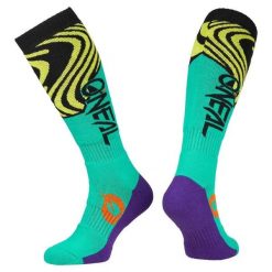 Skarpety narciarskie snowboardowe unisex O'neal Pro Sock. Fioletowe skarpetki O'NEAL, bez wzorów, z elastanu. Za 69.00 zł.