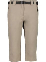 CMP Spodnie trekkingowe w kolorze beżowym rozmiar: 42. Brązowe spodnie sportowe CMP, bez wzorów, z materiału, outdoorowe. Za 87.40 zł.