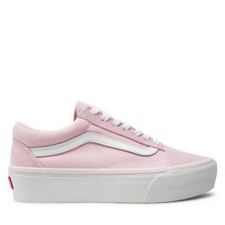 Tenisówki Vans. Czerwone trampki Vans, bez wzorów, bez zapięcia. Za 249.99 zł.