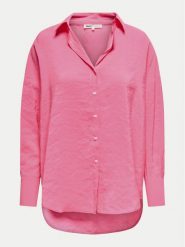ONLY Koszula Zazima 15272523 Różowy Oversize. Czerwone koszule ONLY, xxs, bez wzorów, bez kołnierzyka, bez ramiączek. Za 119.99 zł.