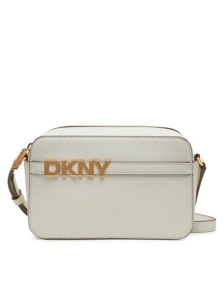 DKNY Torebka R51E1J31 Écru. Listonoszki DKNY, bez wzorów, ze skóry, bez dodatków. Za 479.99 zł.