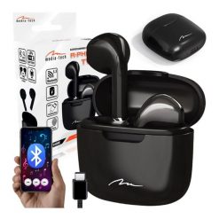 SŁUCHAWKI DOUSZNE TWS Media-Tech Bluetooth 5.3 z powerbankiem USB-C czarne. Czarne słuchawki do biegania Media-Tech. Za 63.99 zł.